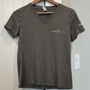 Bella Canvas Charcoal V-Neck T-Shirt